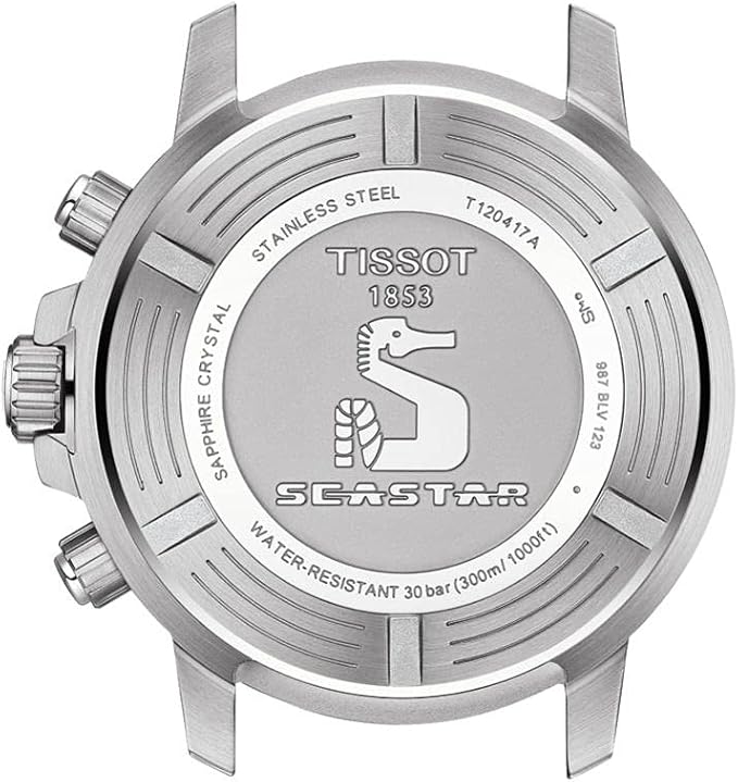 Tissot Seastar 1000 Quartz Chronograph Men's Graded Green Watch T120.417.11.091.01