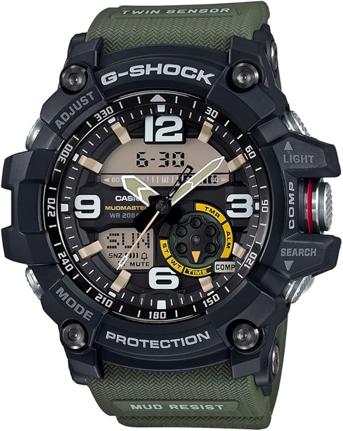 Casio G-shock Mudmaster Black Ana-Digi Dial Resin Band Watch - GG-1000-1A3